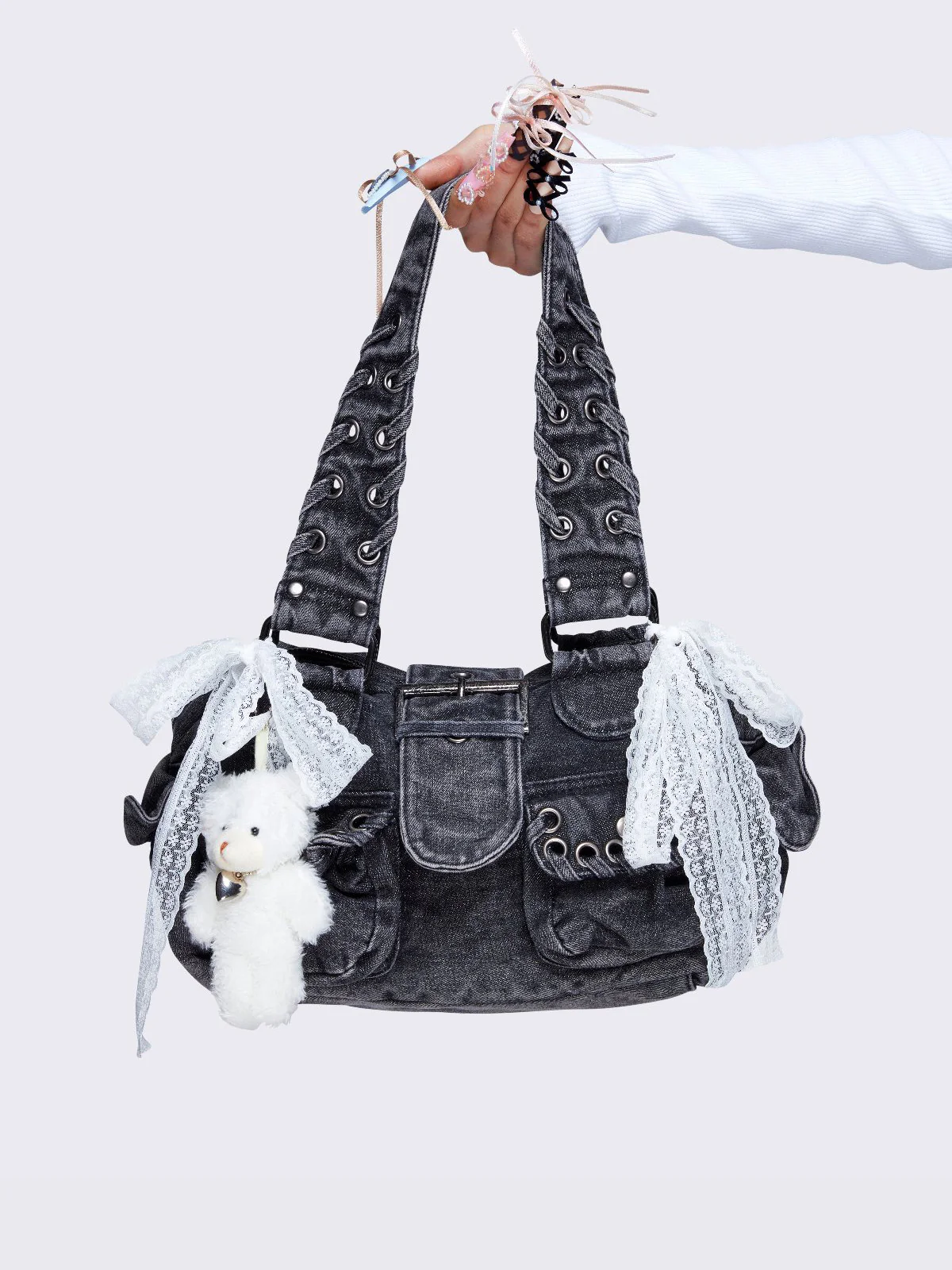 Minga Cute Wander Denim Shoulder Bag