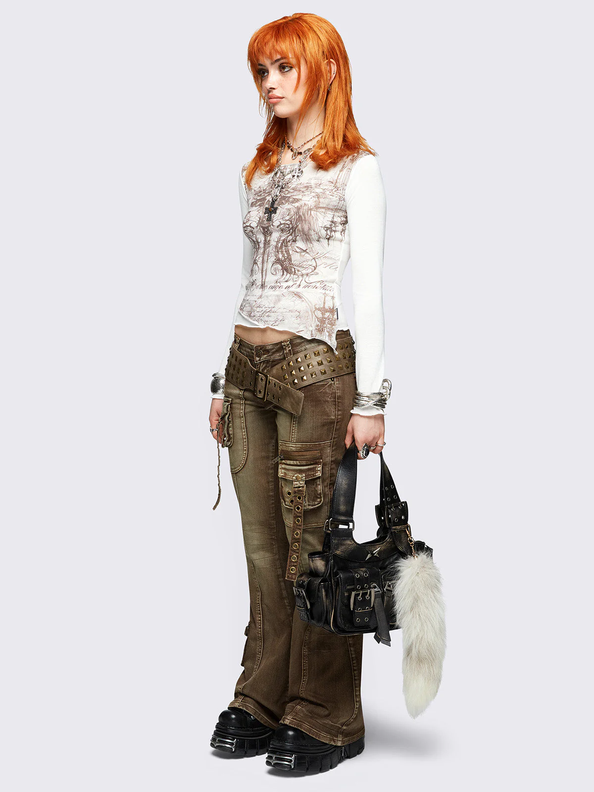 Minga Winged Dagger Asymmetric Top