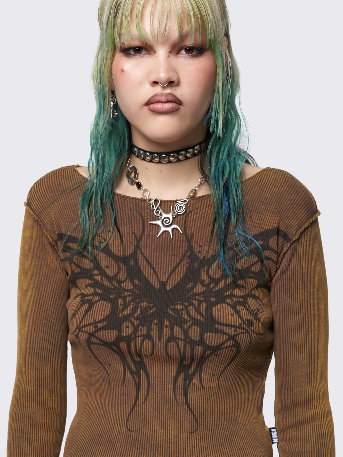 Minga Darkwings Washed Top