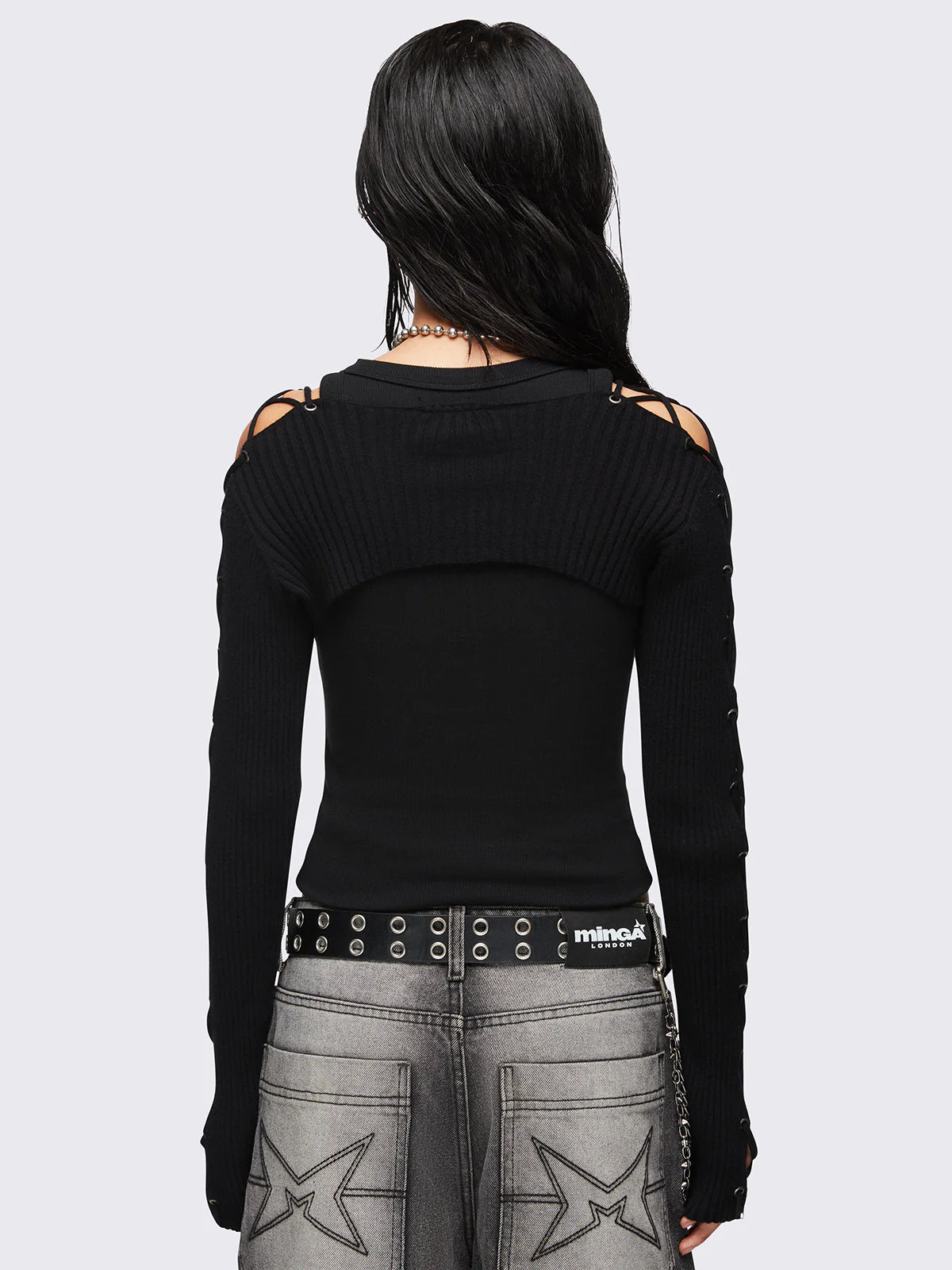 Minga Skye Lace-Up Shrug