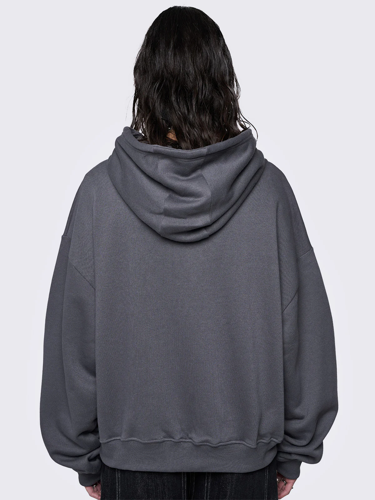 Minga Minga Ink Grey Zip Up Hoodie