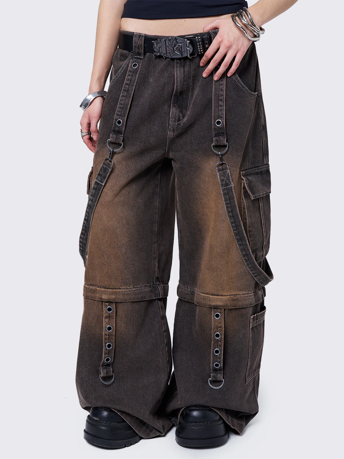 Minga Trek Overdye Cargo Jeans