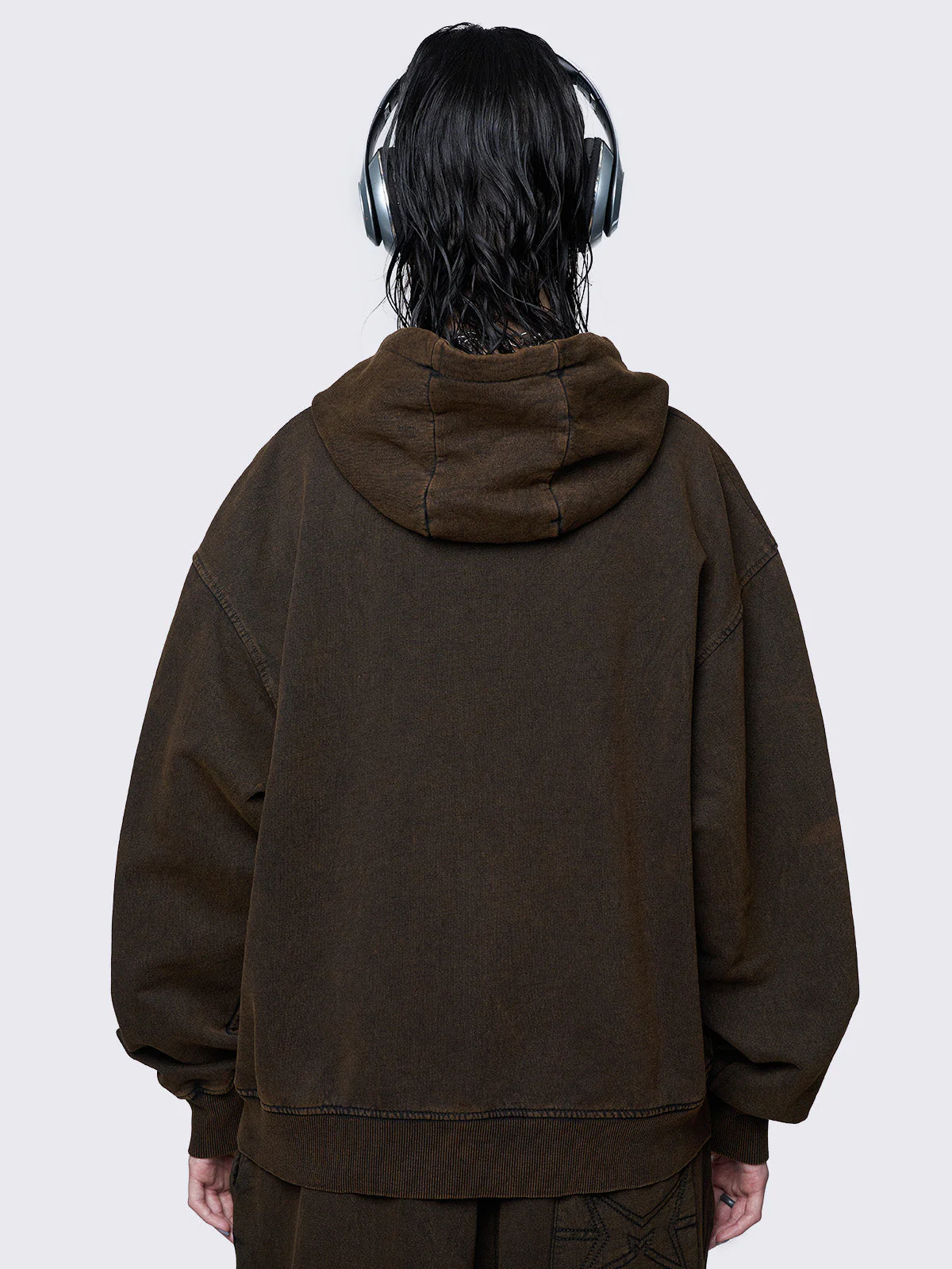 Minga Faith Washed Zip Up Hoodie