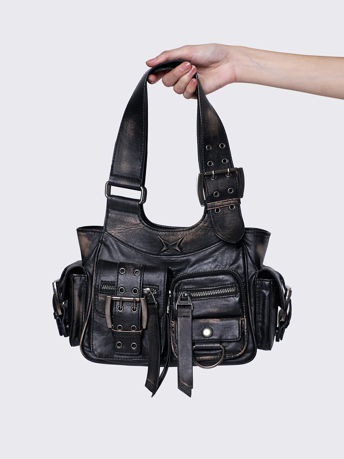 Minga Jade Vegan Shoulder Bag