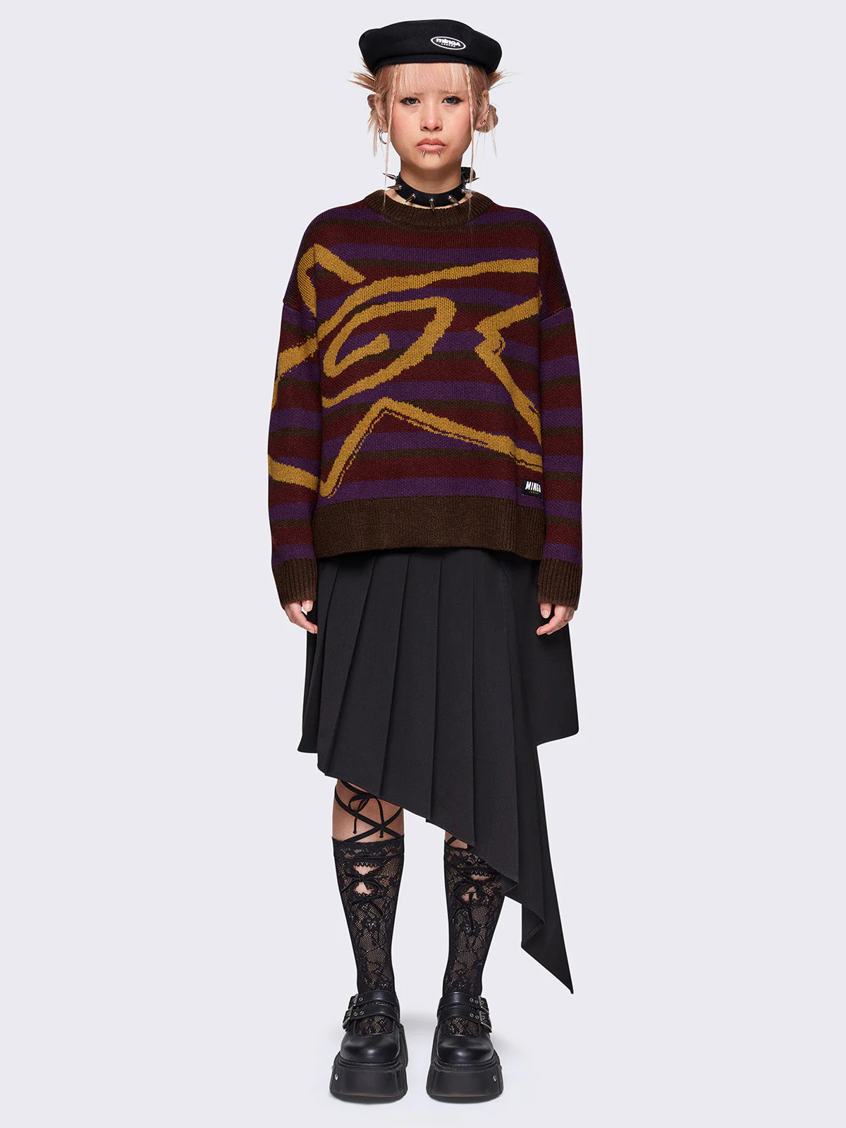 Minga Cosmic Striped Sweater