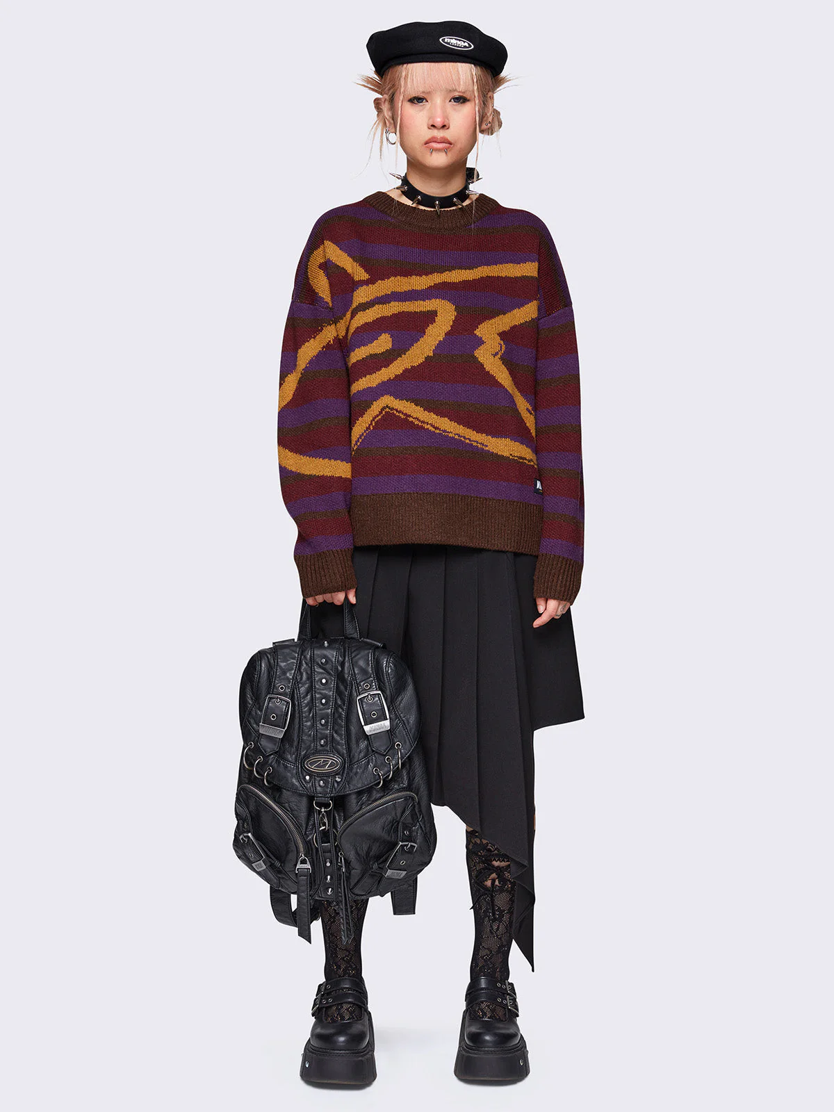 Minga Cosmic Striped Sweater