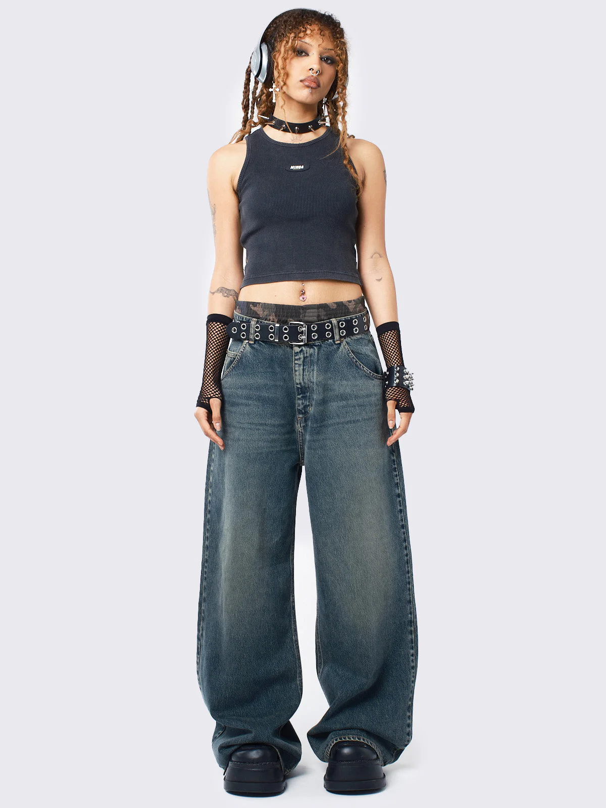 Minga Echo Overdye Baggy Jeans