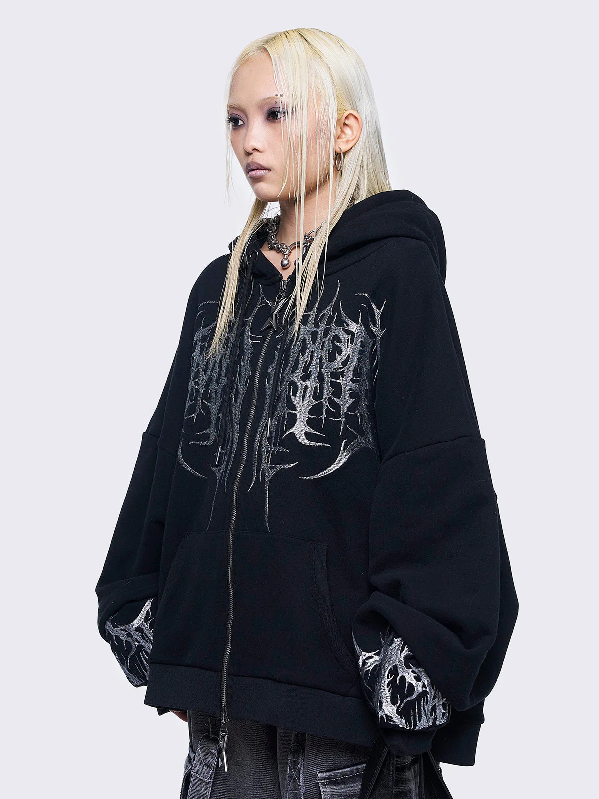 Minga Venom Zip Up Hoodie
