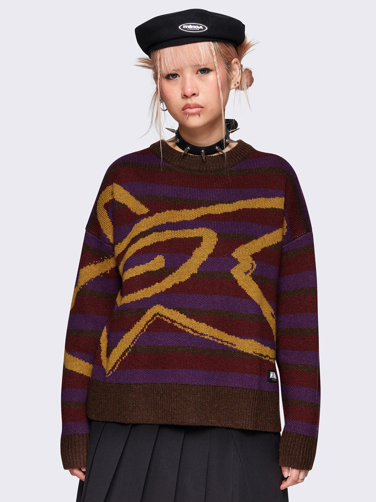 Minga Cosmic Striped Sweater