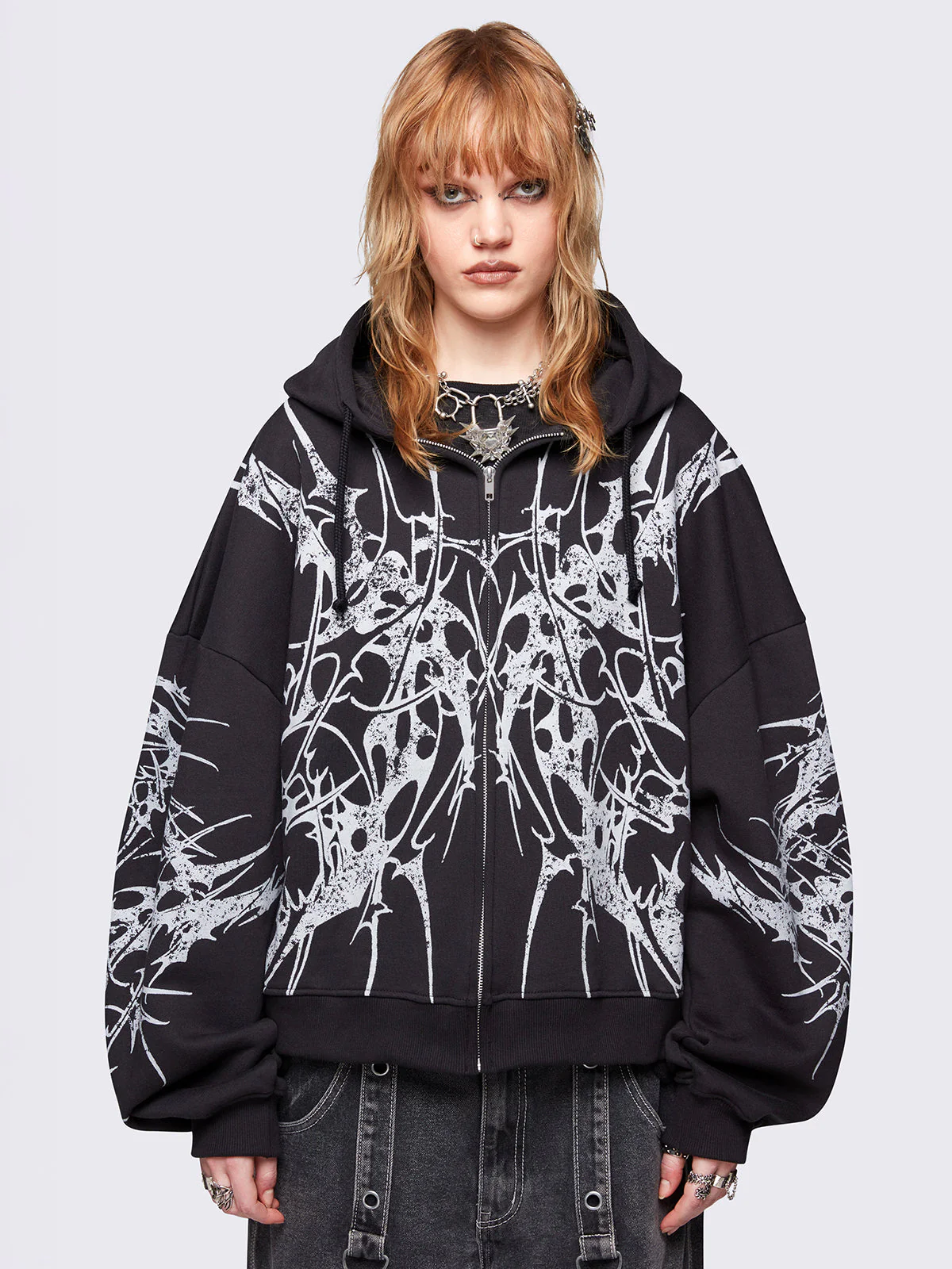 Minga Insane Zip Up Hoodie