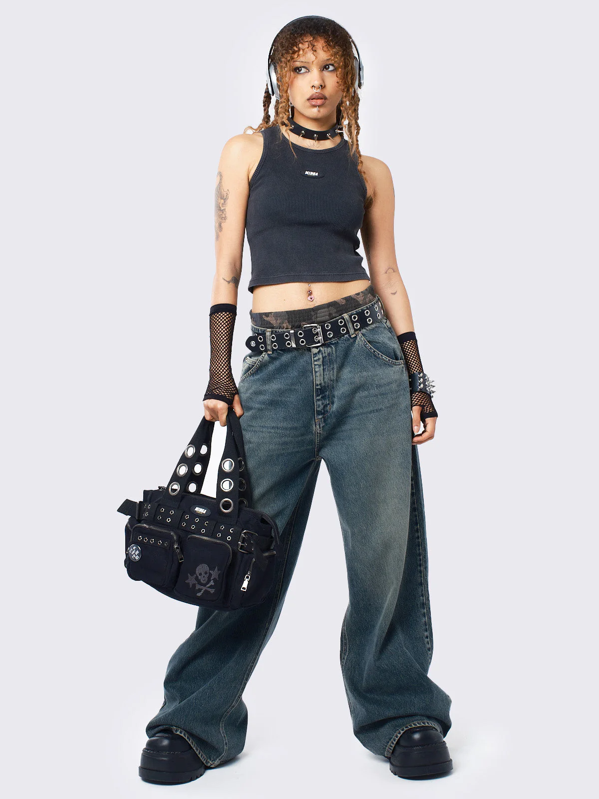 Minga Echo Overdye Baggy Jeans