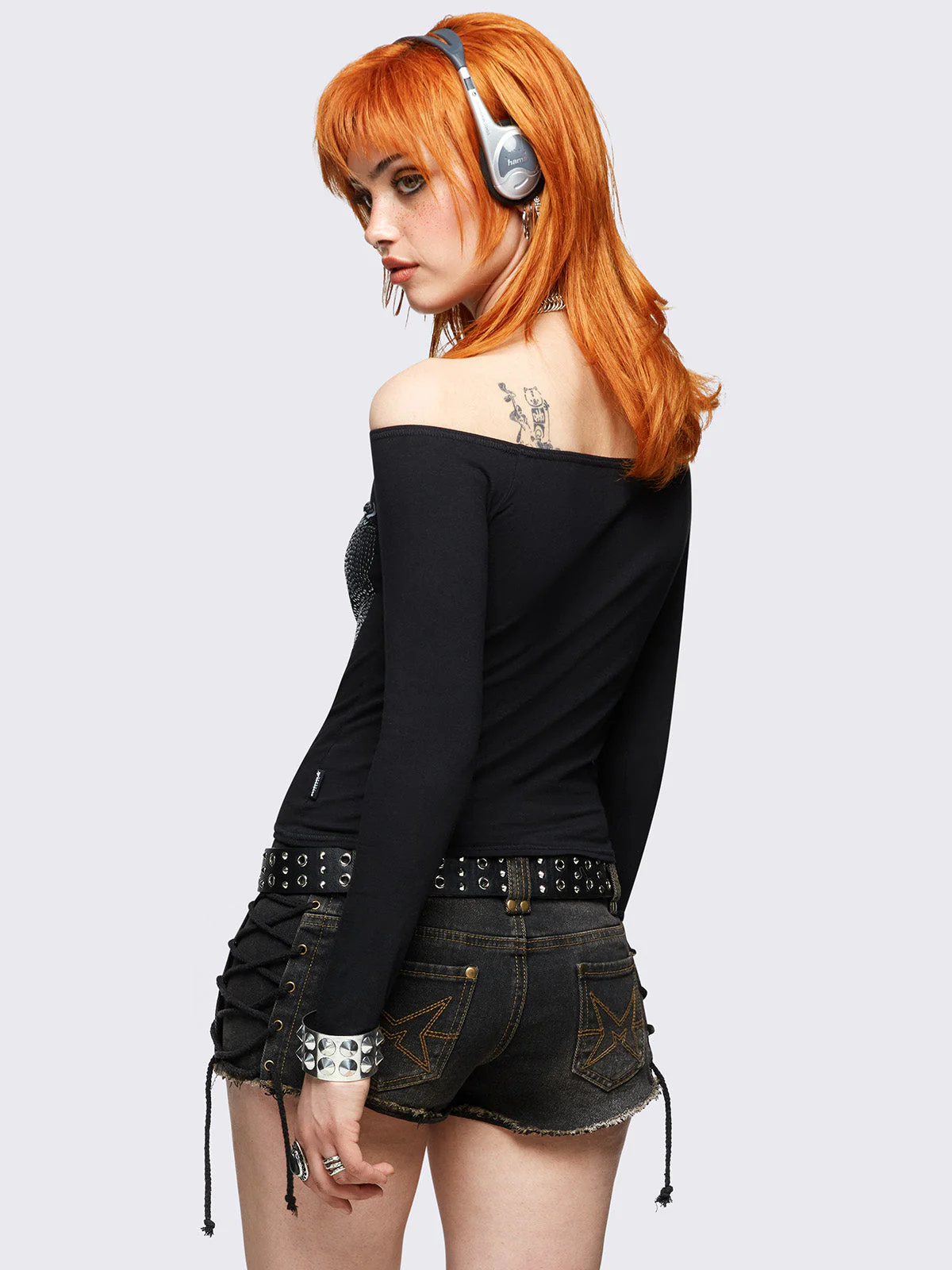 Minga Divine Soul Off-Shoulder Top