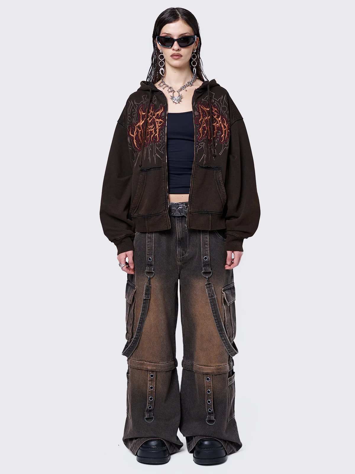 Minga Trek Overdye Cargo Jeans