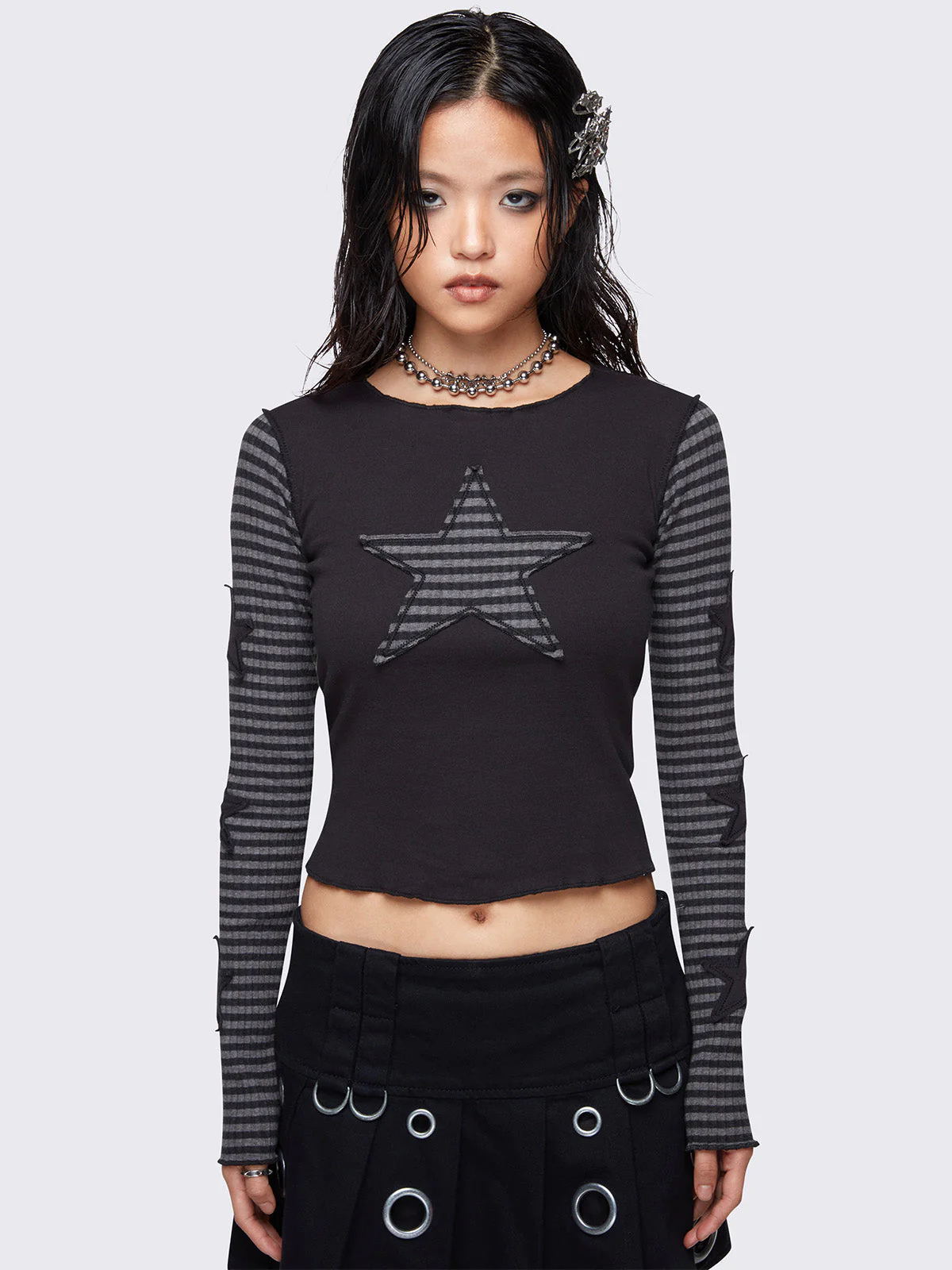 Minga Constellation Striped Top