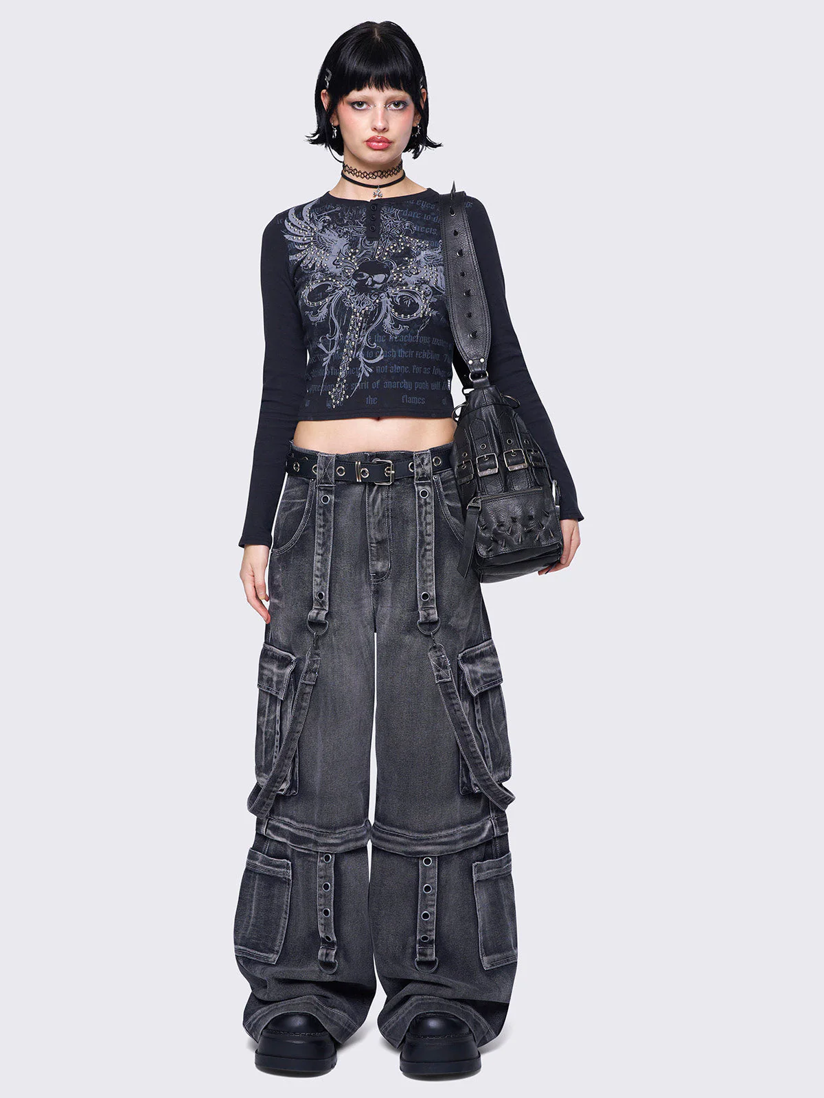 Minga Winged Darkness Top