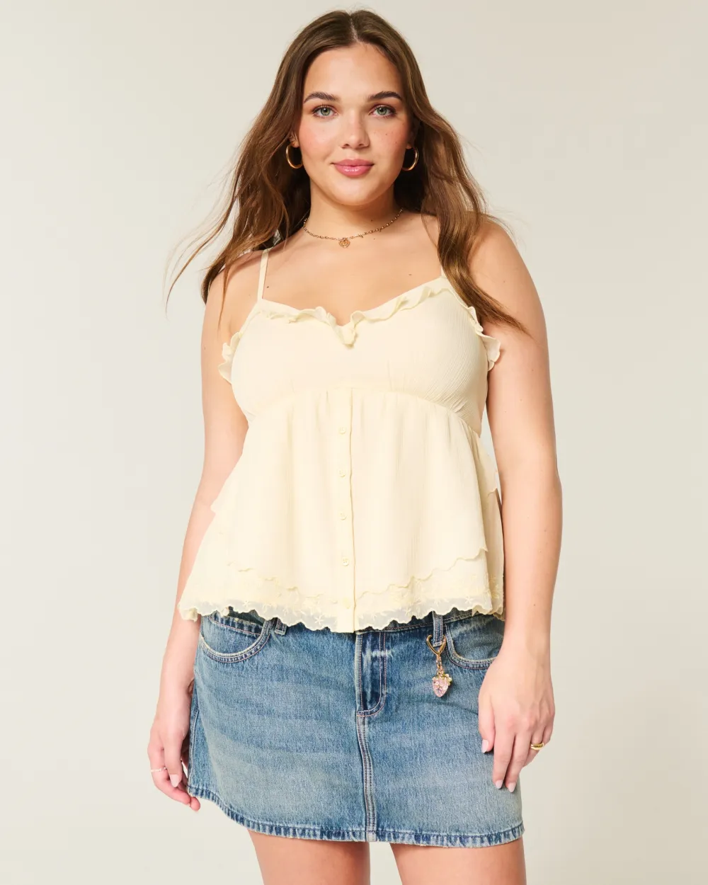 Easy Chiffon Babydoll Top