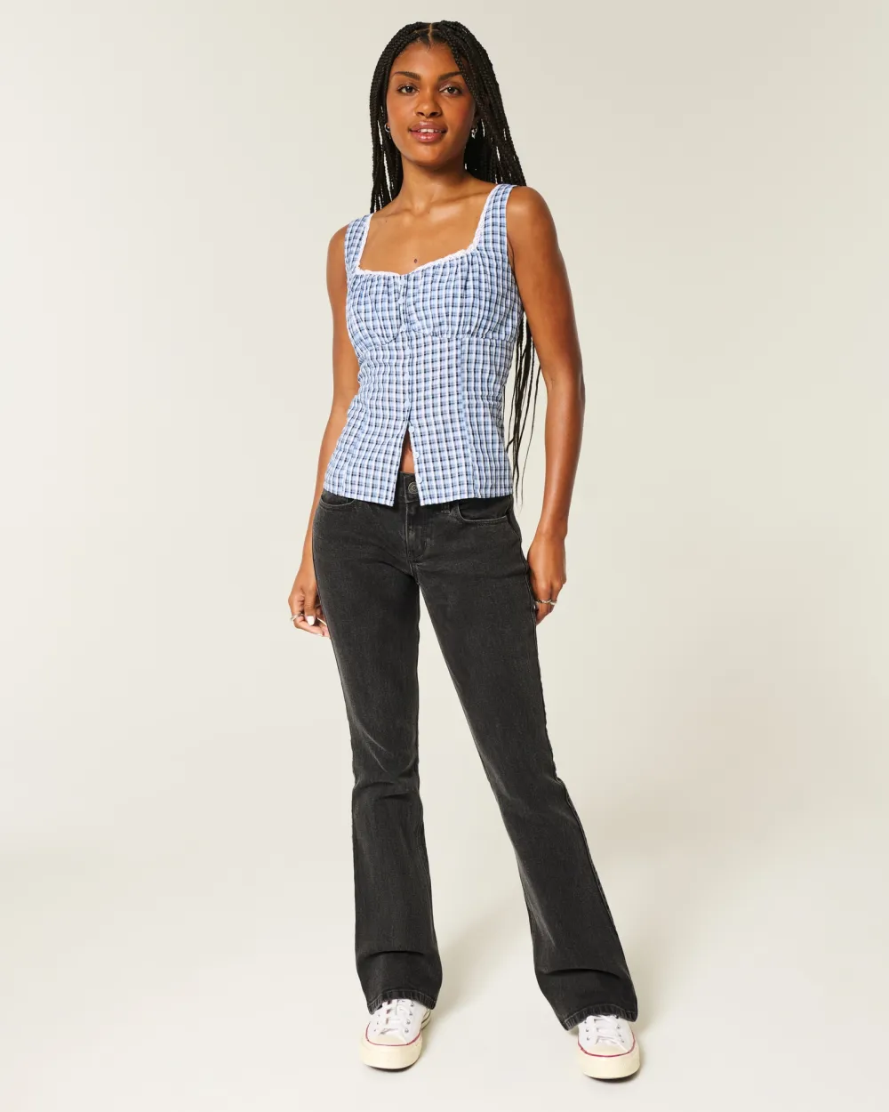 Low-Rise Light Wash Boot Jeans