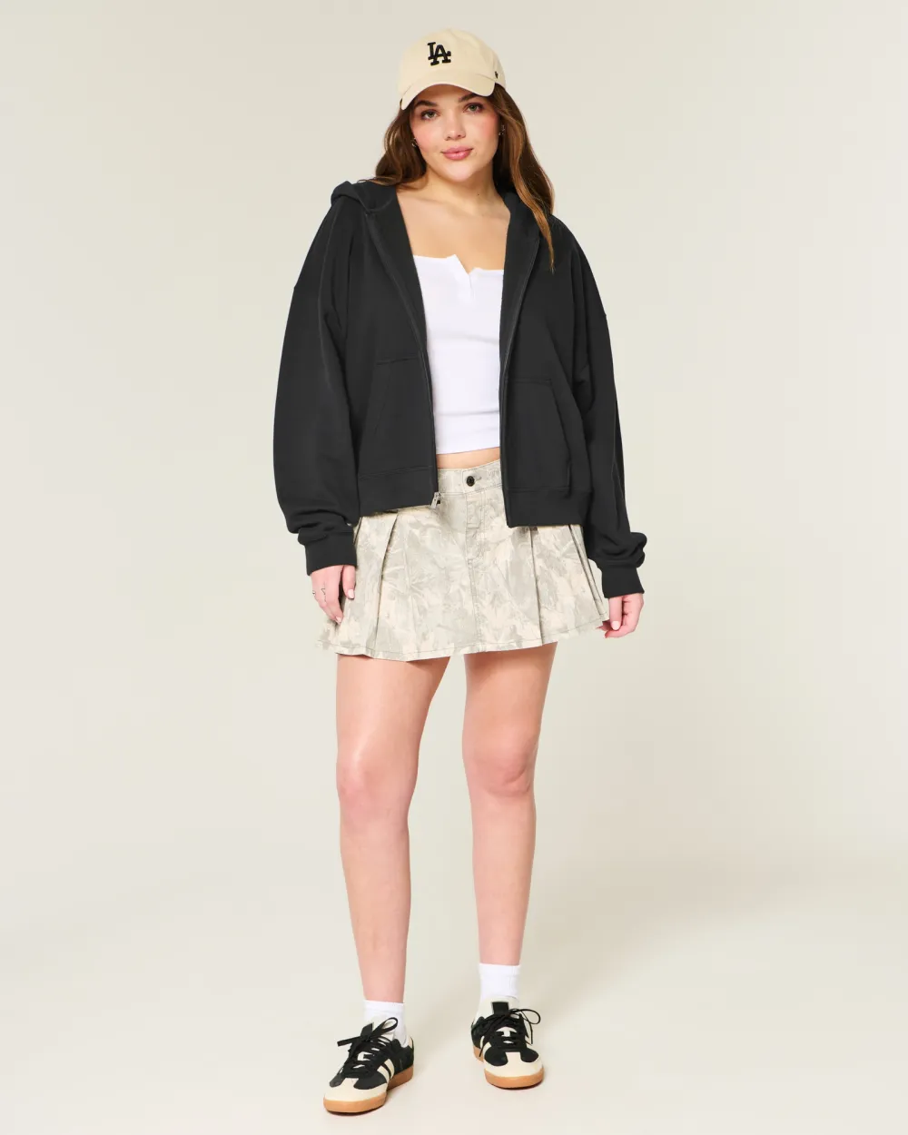 Oversized Zip-Up Hoodie