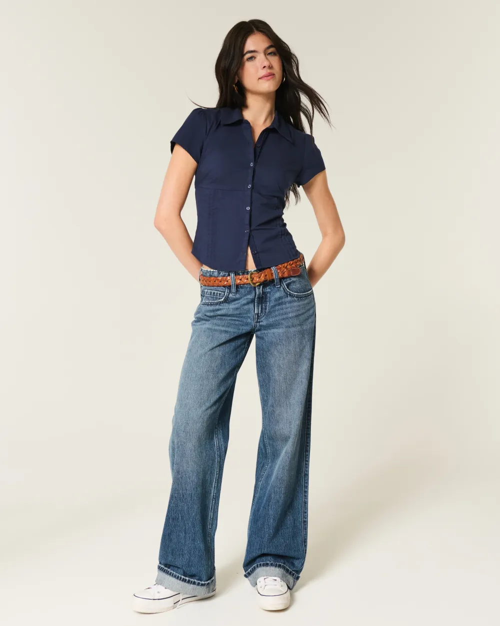 Short-Sleeve Poplin Shirt