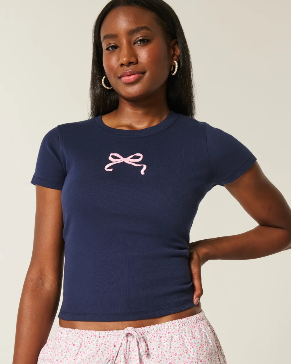 Cat Graphic Baby Tee