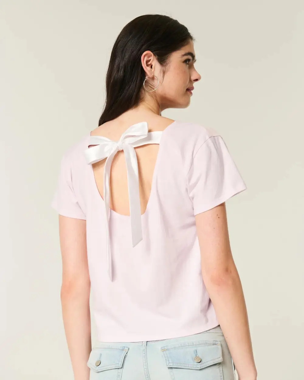 Easy Ribbon Tie-Back New York Graphic Tee