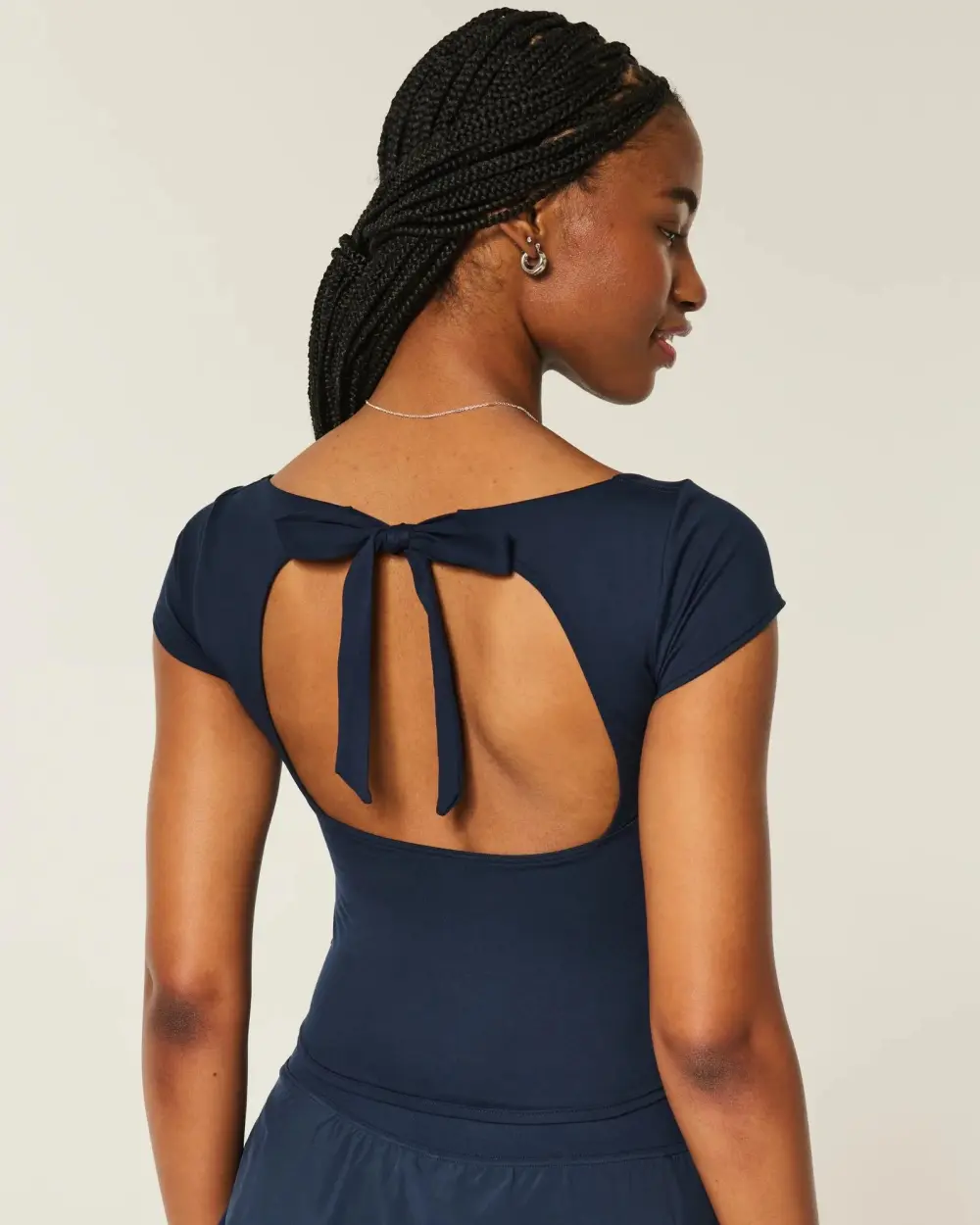 Gilly Hicks Active Tie-Back Ballet Top