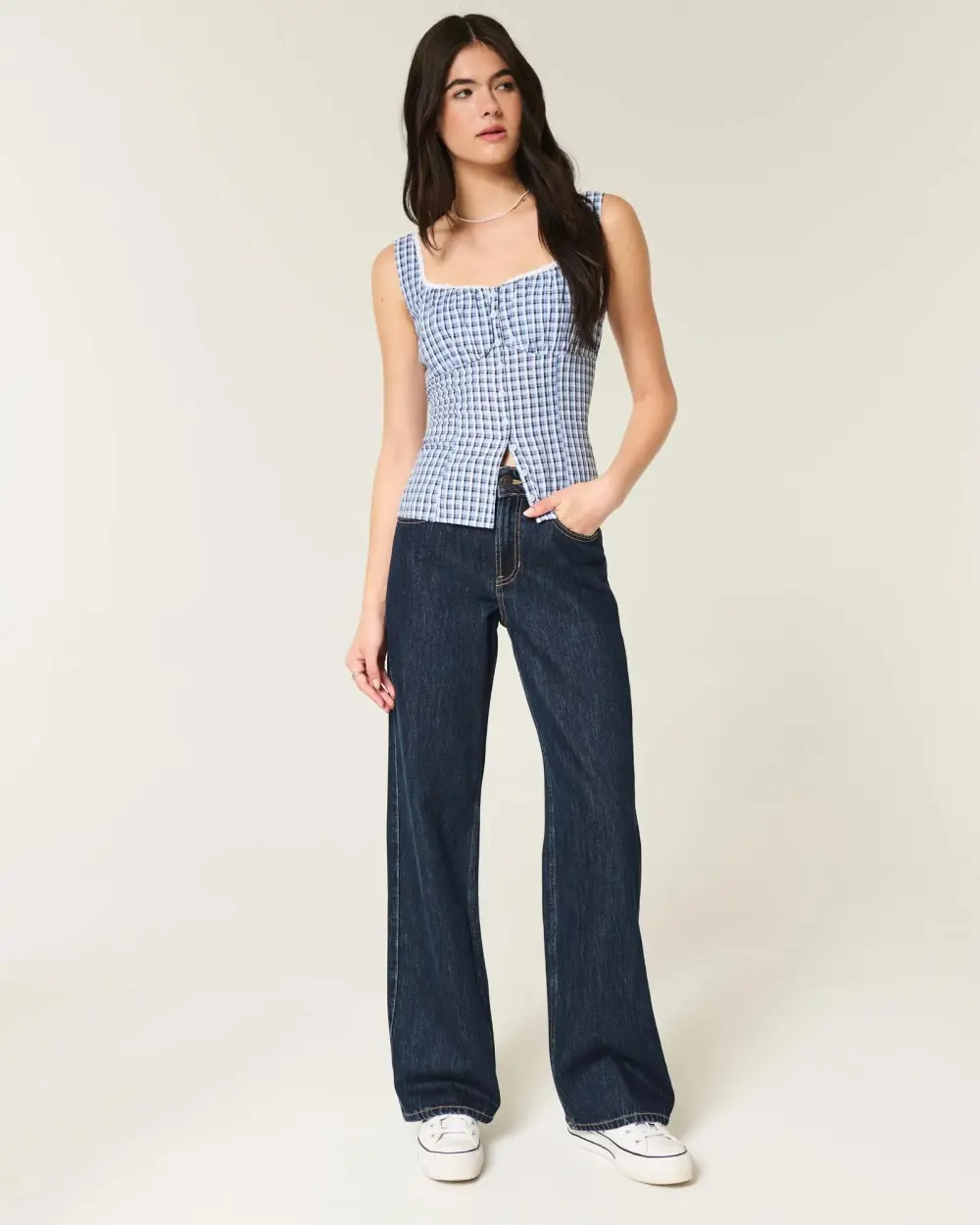 High-Rise Baggy Jeans