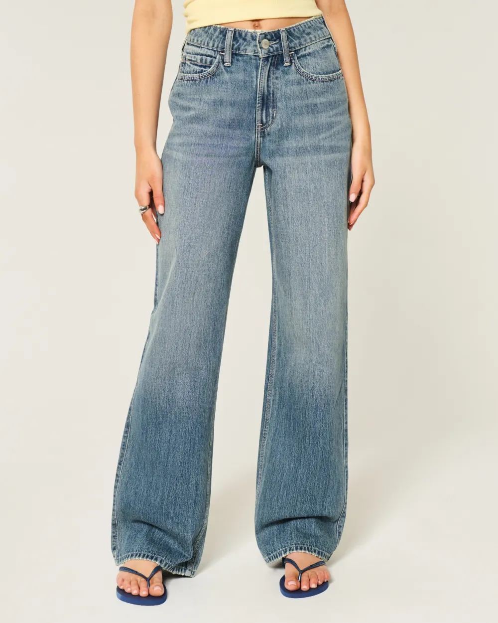 High-Rise Baggy Jeans