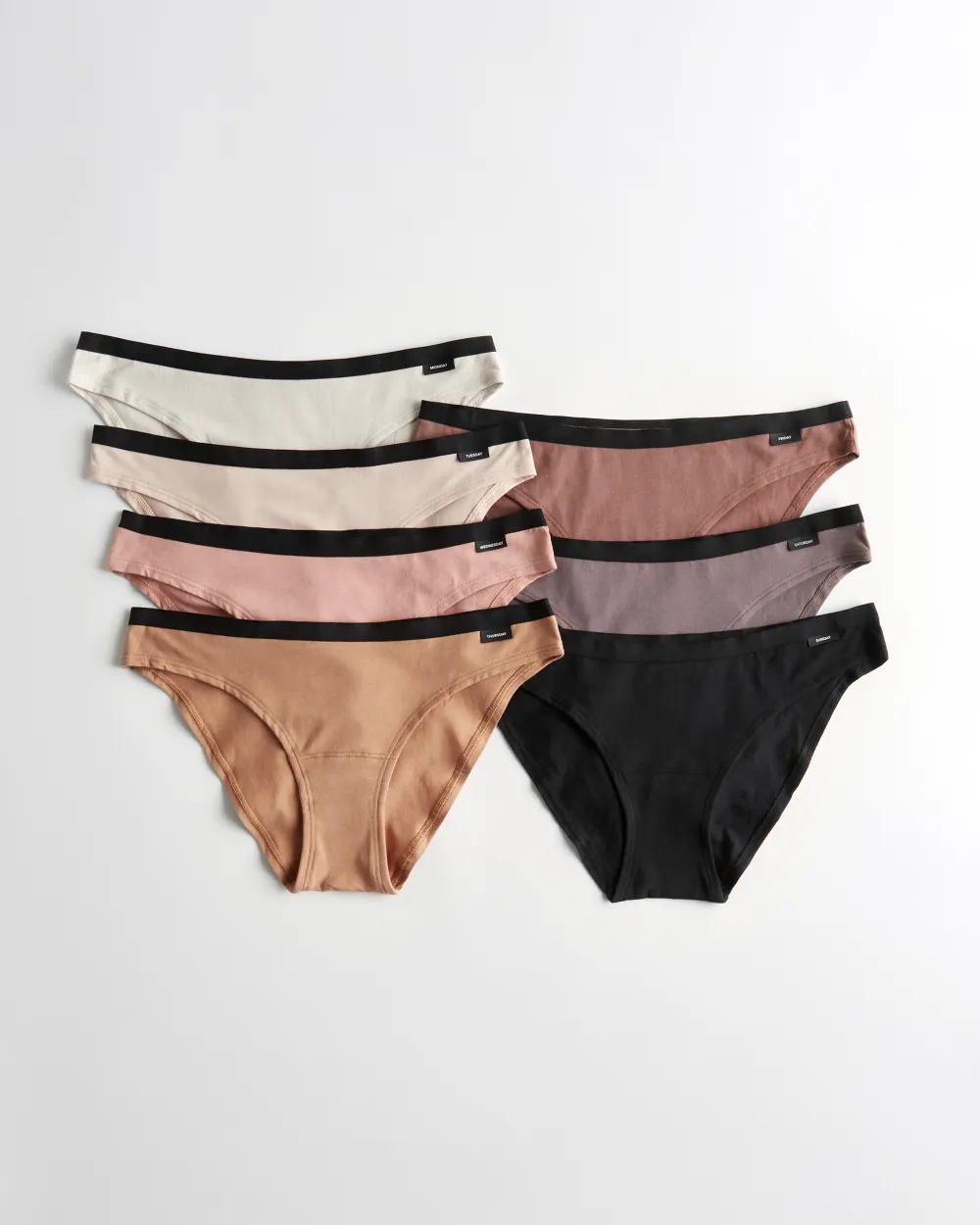 Gilly Hicks Cotton Blend Bikini Underwear 7-Pack