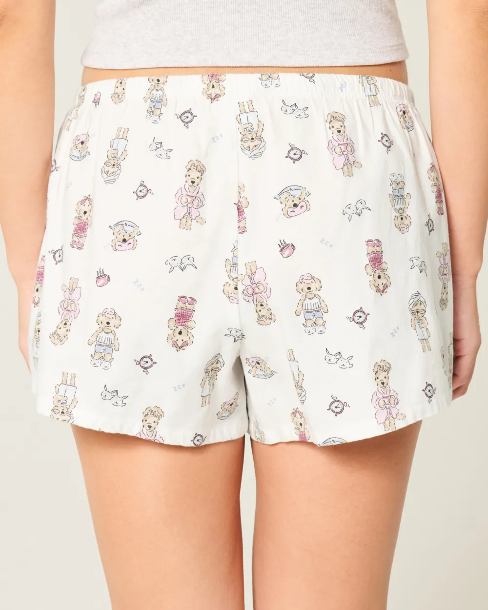 Oxford Cotton Tie Shorts