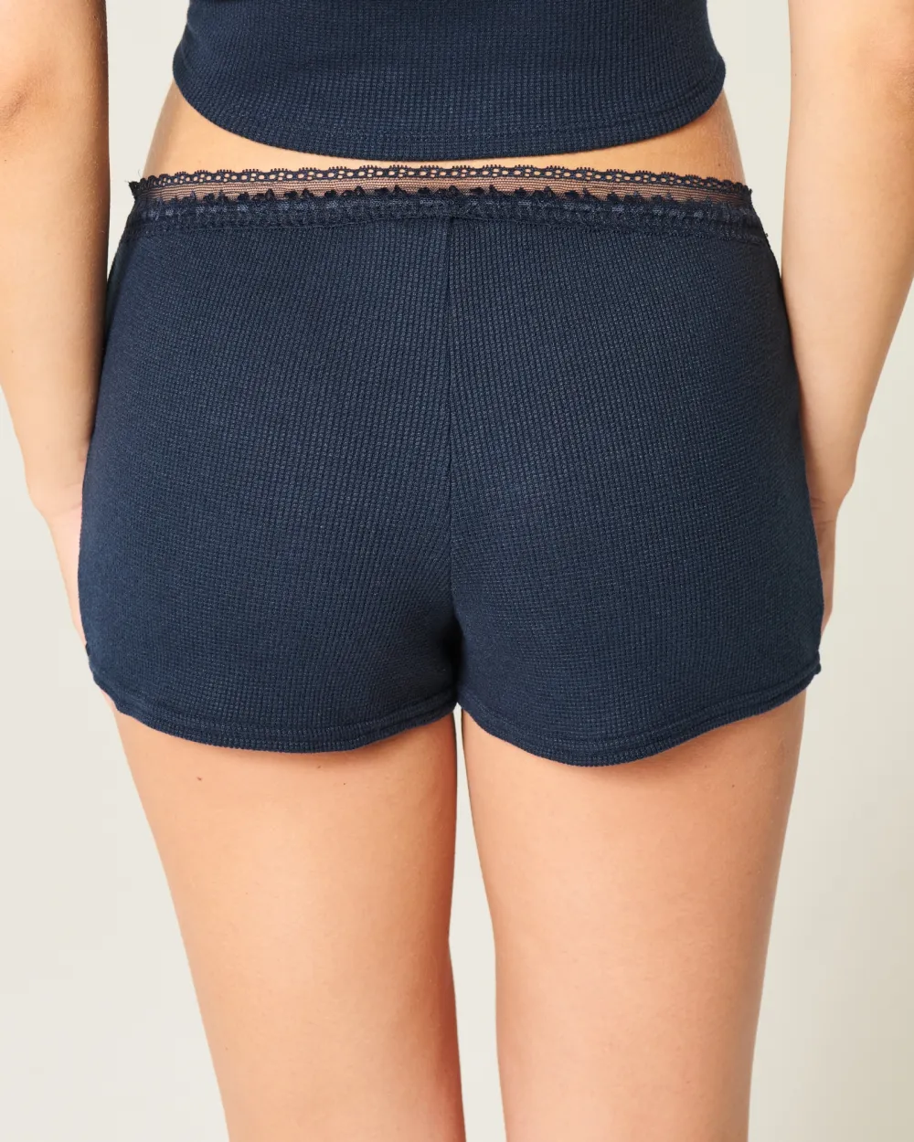 Gilly Hicks Waffle Lace Shortie Shorts