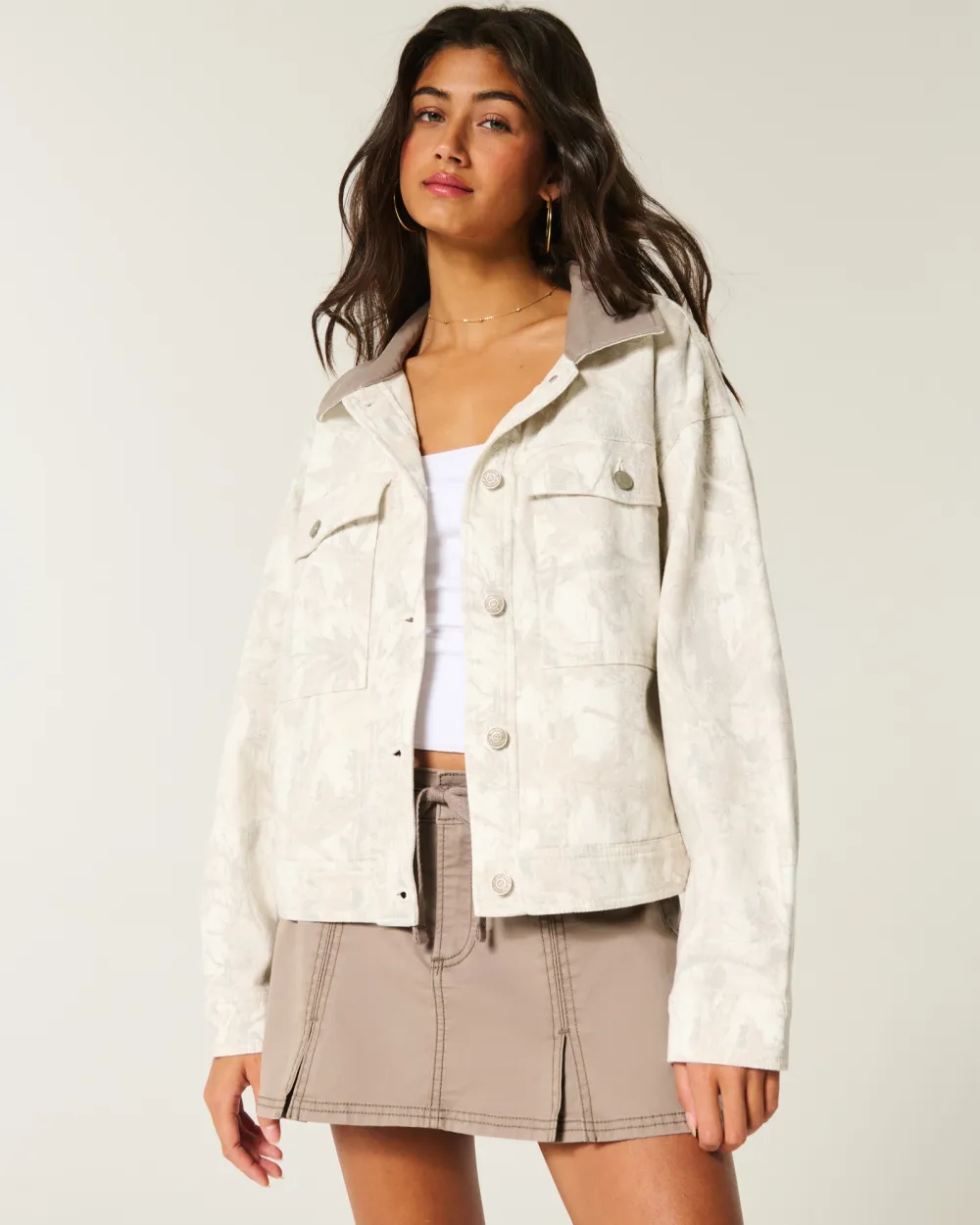 Camo Denim Workwear Jacket