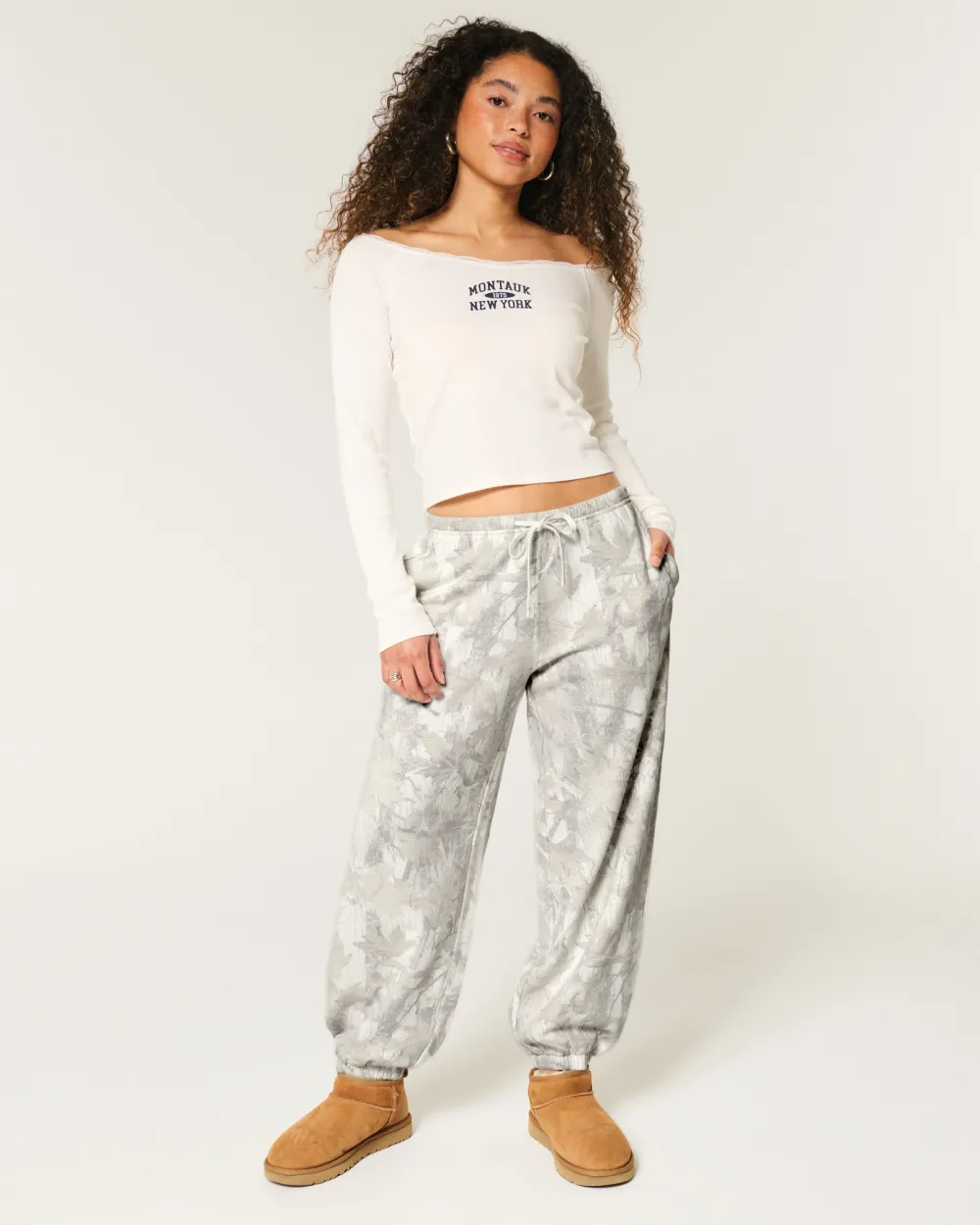 Camo Baggy Fleece Joggers