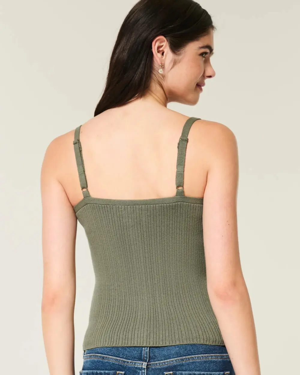 Button-Through Sweater Tank