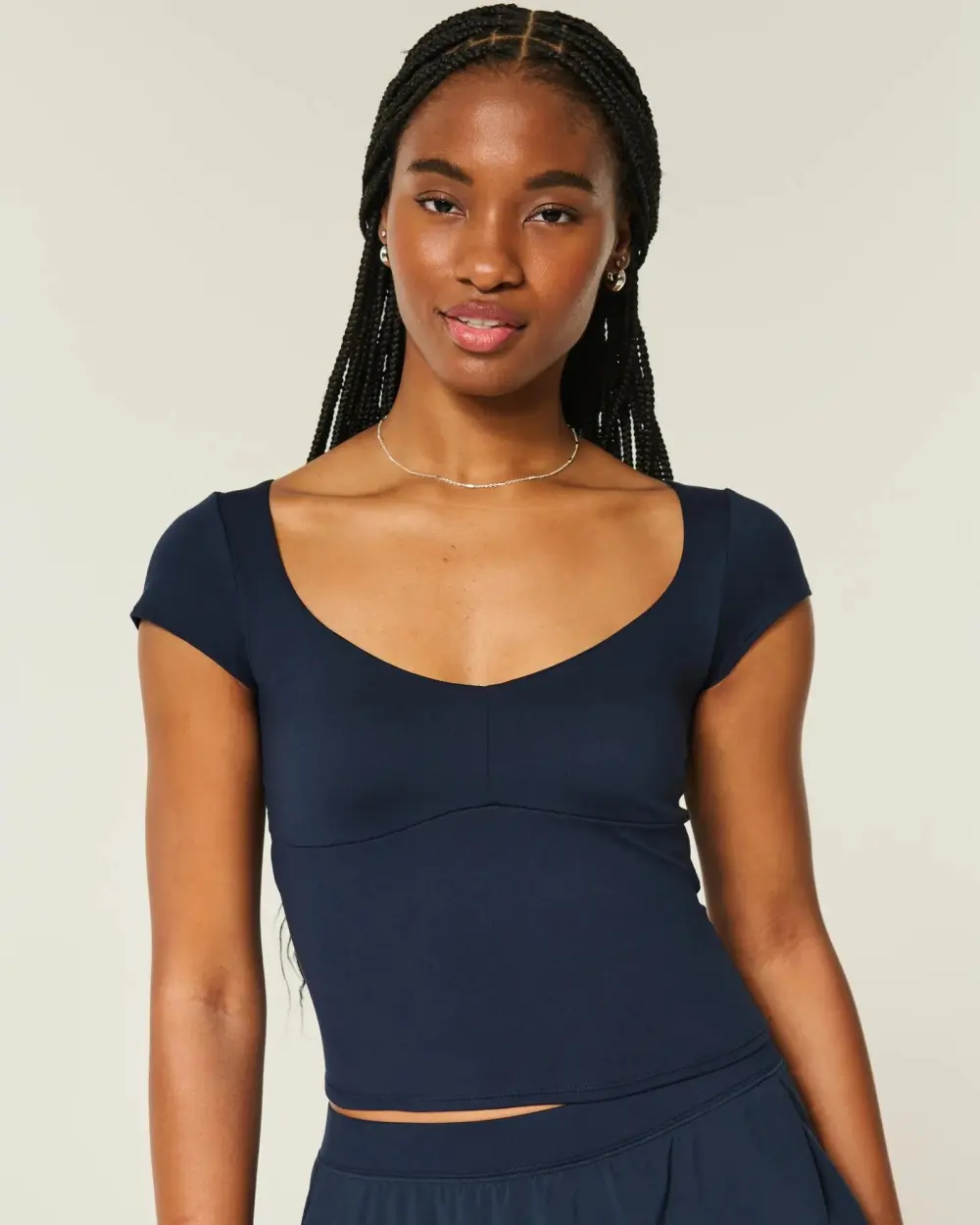 Gilly Hicks Active Tie-Back Ballet Top
