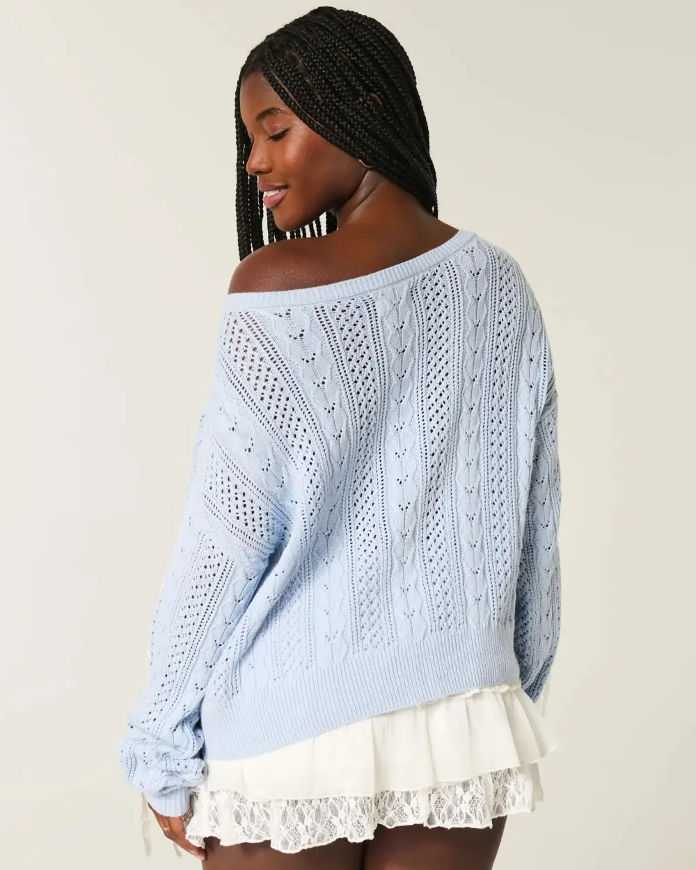 Cable-Knit Sweater