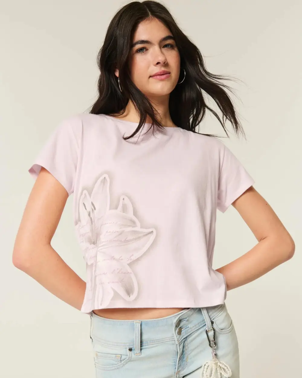 Easy Ribbon Tie-Back New York Graphic Tee