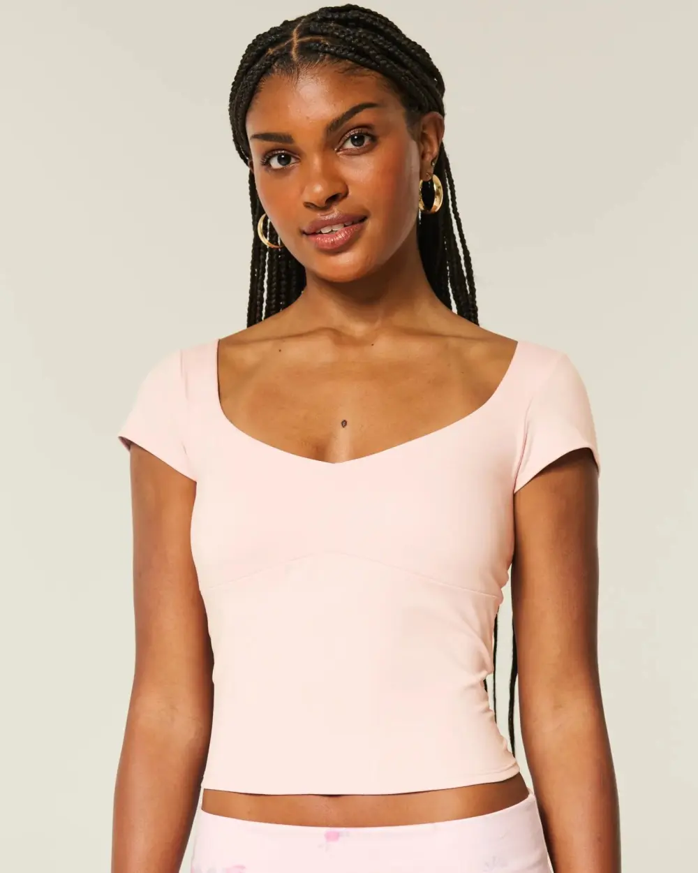 Gilly Hicks Active Tie-Back Ballet Top