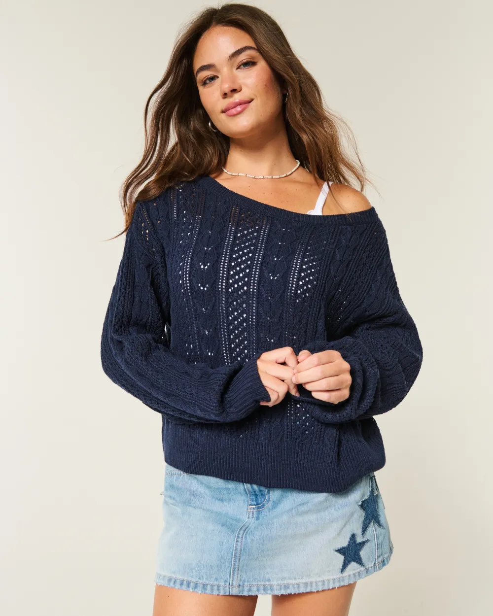 Cable-Knit Sweater
