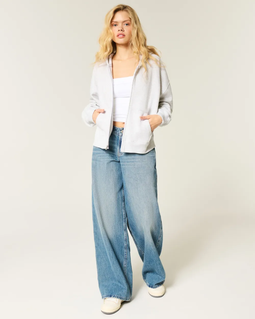 Oversized Zip-Up Hoodie