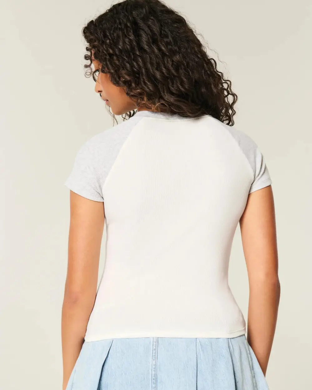 Easy Notch-Neck Miami Graphic Baby Tee