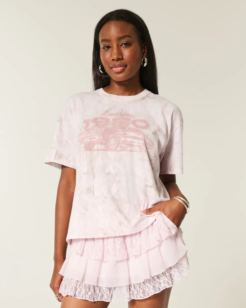 Oversized Miami Graphic Tee