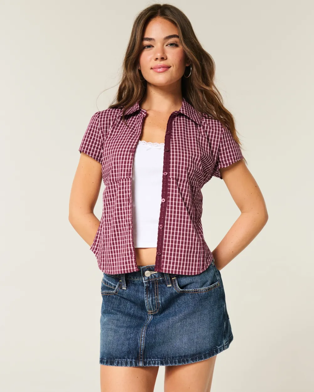 Short-Sleeve Poplin Shirt