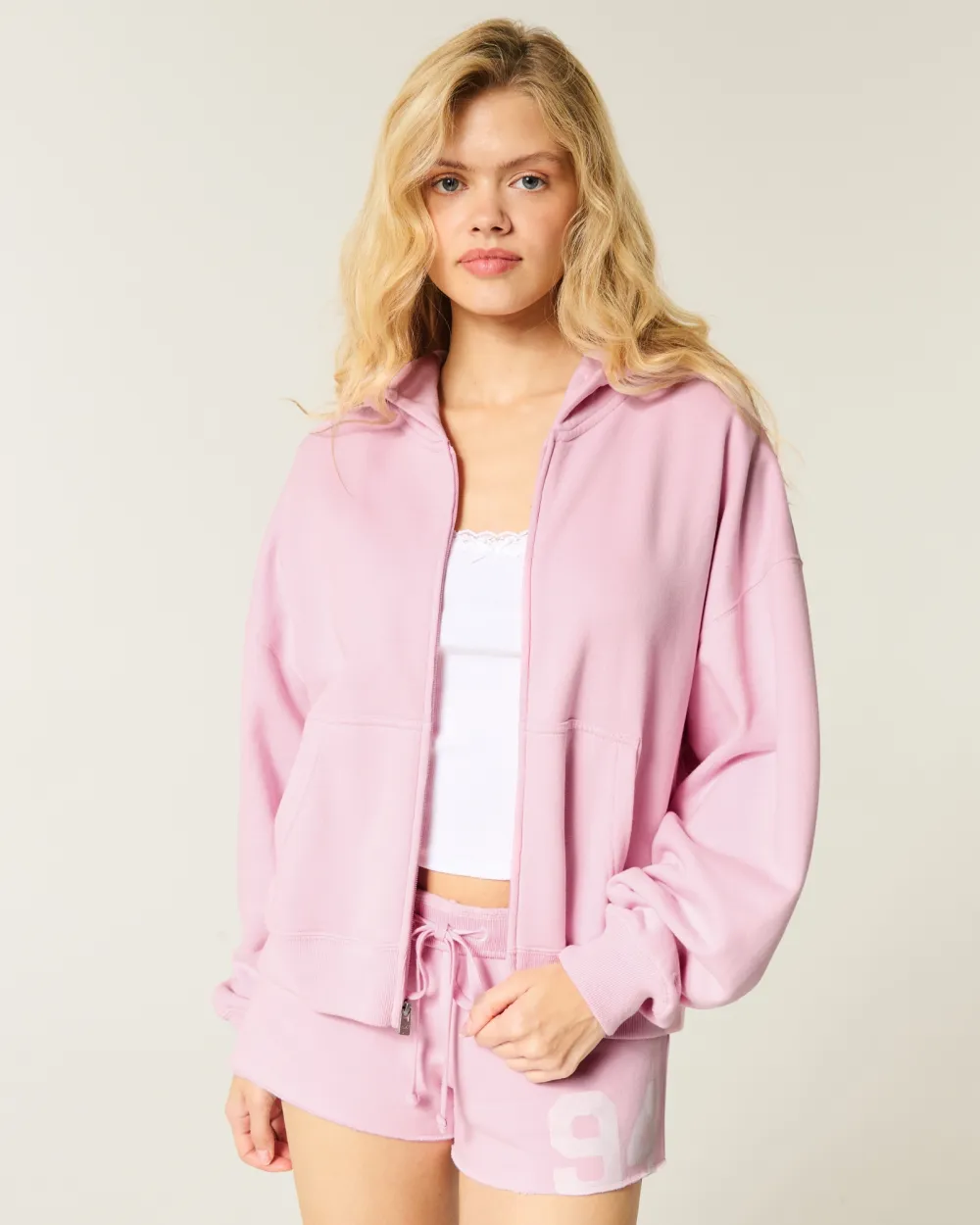 Oversized Zip-Up Hoodie