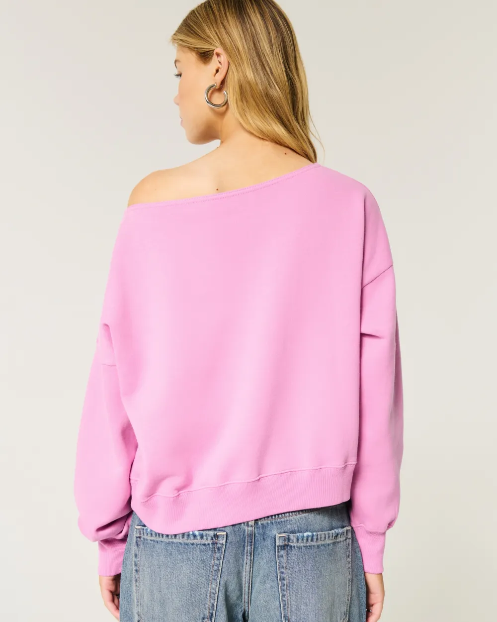 Easy Off-the-Shoulder Sweatshirt