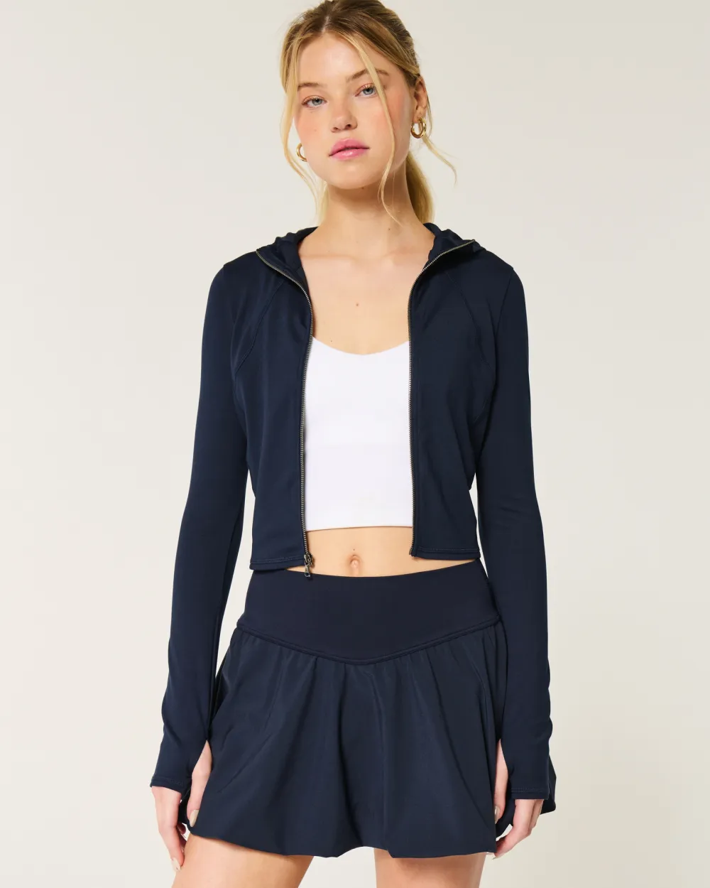 Gilly Hicks Active Recharge Zip-Up Hoodie