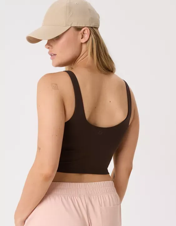 OFFLINE By Aerie Real Me Low Key Longline Sports Bra