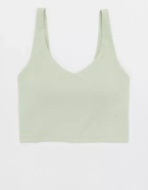 OFFLINE By Aerie Real Me Low Key Longline Sports Bra
