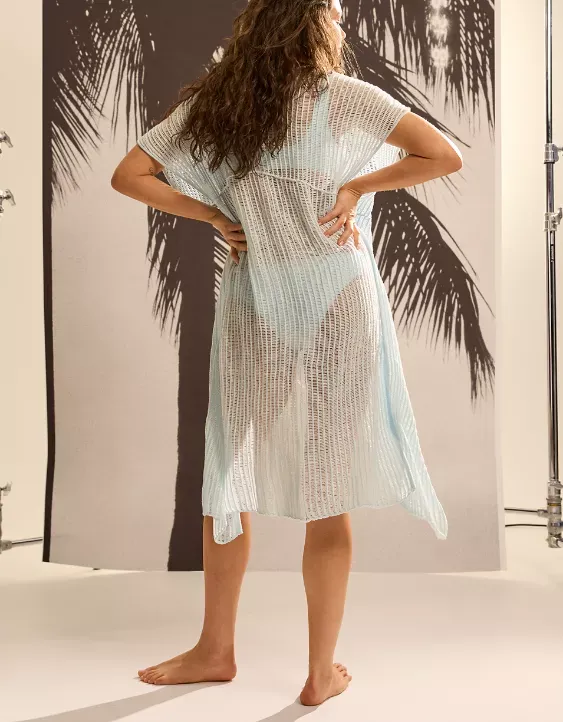 Aerie Crochet Maxi Cape