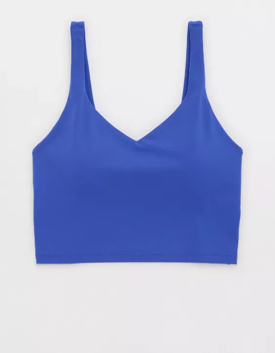 OFFLINE By Aerie Real Me Low Key Longline Sports Bra